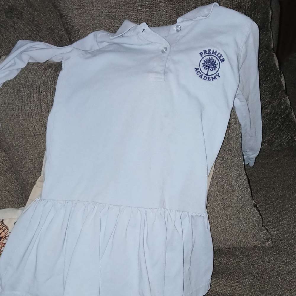 Light Blue Long Sleeve Shirt with Premier Academy Logo